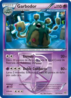 Garbodor, Tormenta Plasma 67