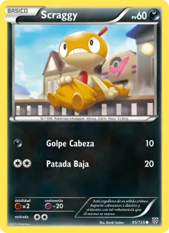 Scraggy, Tormenta Plasma 85