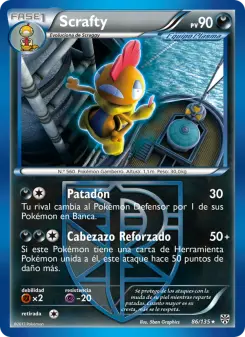 Scrafty, Tormenta Plasma 86