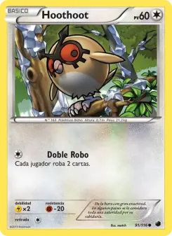 Hoothoot, Glaciación Plasma 91
