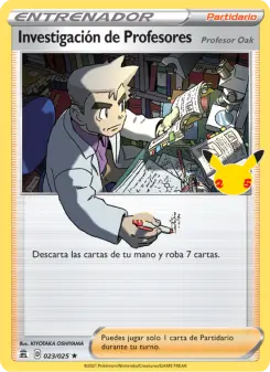 Investigación de Profesores (Profesor Oak), Celebraciones 23