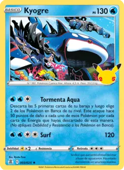Kyogre, Celebraciones 3