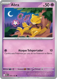 Abra, Megaevolución 054