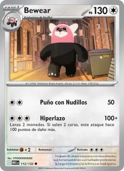 Bewear, Megaevolución 112