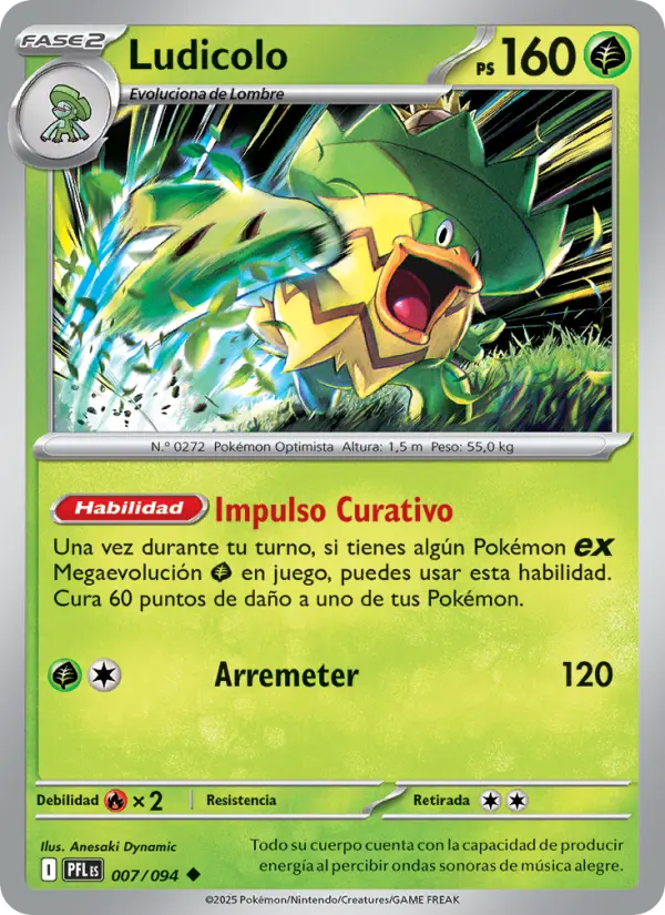 Ludicolo, Fuegos Fantasmales 007