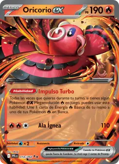 Oricorio ex, Fuegos Fantasmales 018