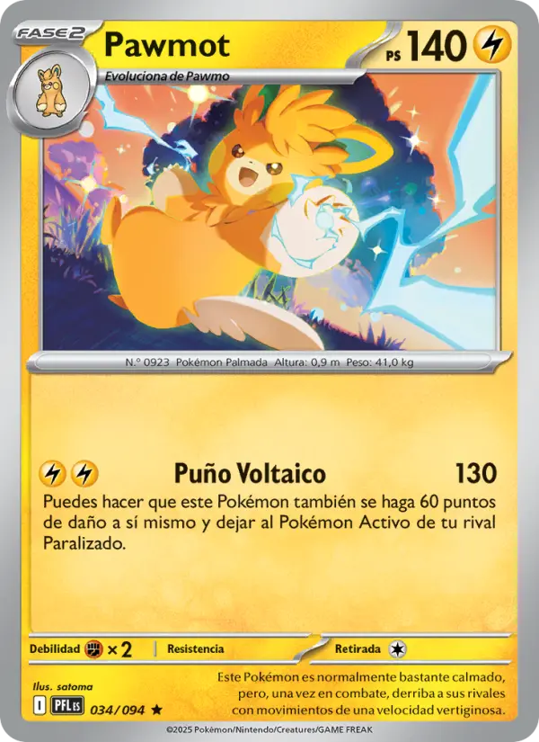 Pawmot, Fuegos Fantasmales 034
