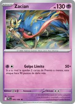 Zacian, Fuegos Fantasmales 045