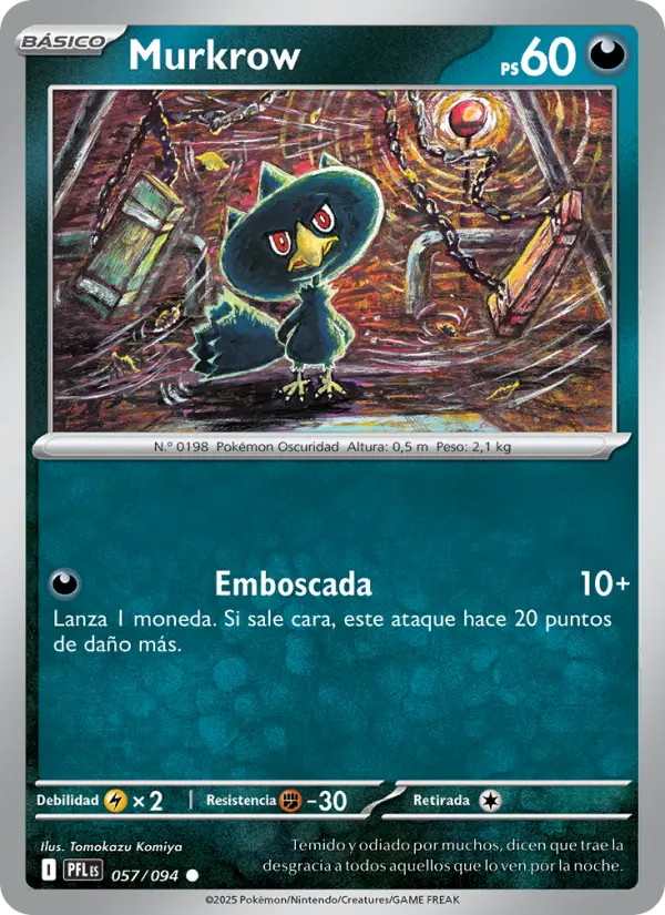 Murkrow, Fuegos Fantasmales 057
