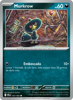 Murkrow, Fuegos Fantasmales 057