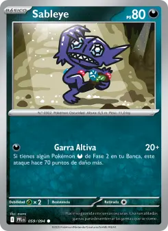 Sableye, Fuegos Fantasmales 059