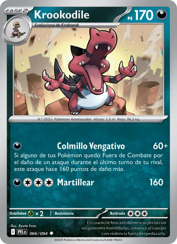 Krookodile, Fuegos Fantasmales 066