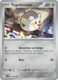 Togedemaru, Fuegos Fantasmales 073