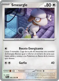Smeargle, Fuegos Fantasmales 080
