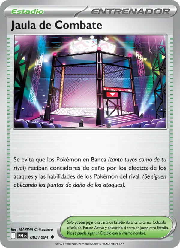 Jaula de Combate, Fuegos Fantasmales 085
