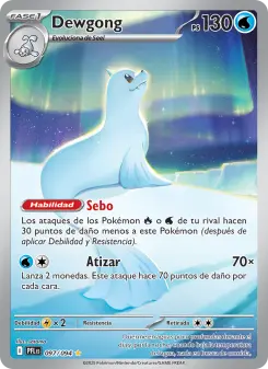 Dewgong, Fuegos Fantasmales 097