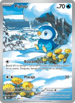 Piplup, Fuegos Fantasmales 098