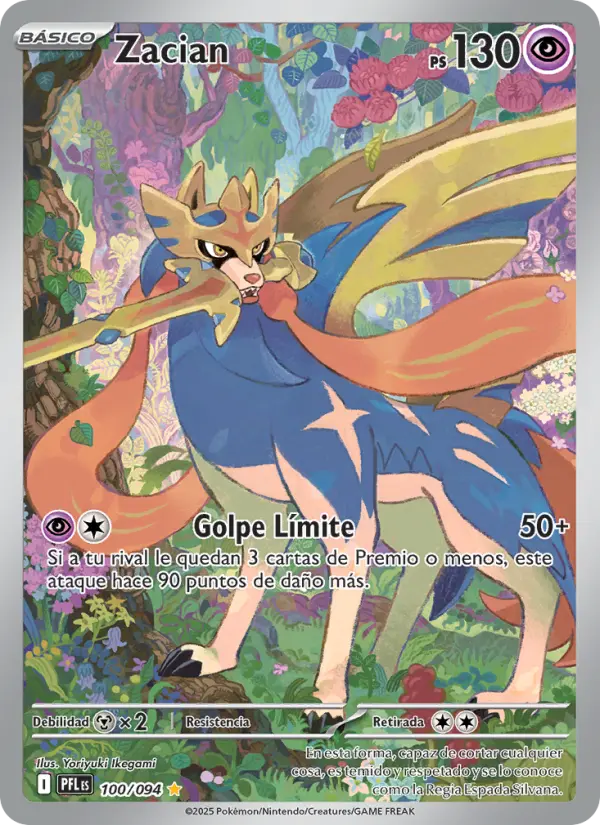 Zacian, Fuegos Fantasmales 100