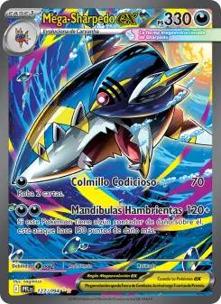 Mega-Sharpedo ex, Fuegos Fantasmales 127