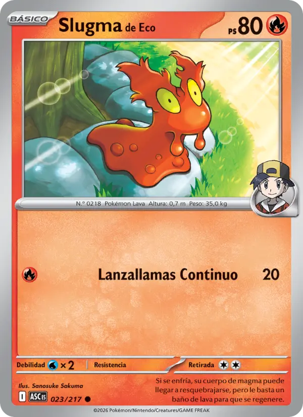 Slugma de Eco, Héroes Ascendentes 023