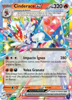 Cinderace ex, Héroes Ascendentes 038
