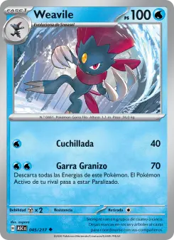 Weavile, Héroes Ascendentes 045