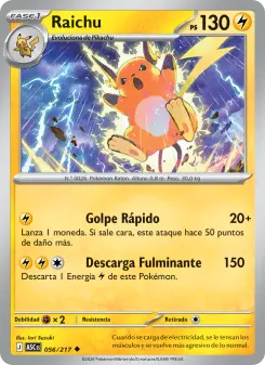 Raichu, Héroes Ascendentes 056