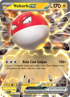 Voltorb ex, Héroes Ascendentes 058