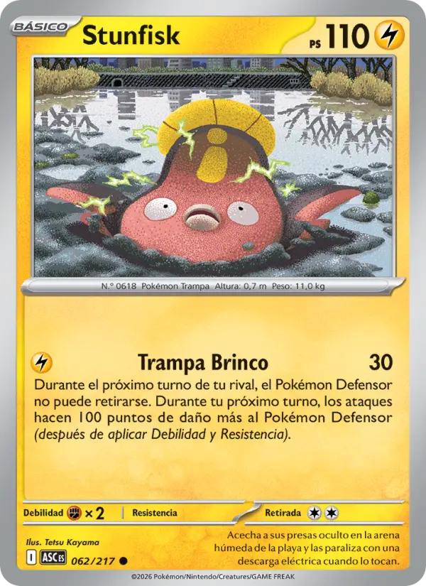 Stunfisk, Héroes Ascendentes 062