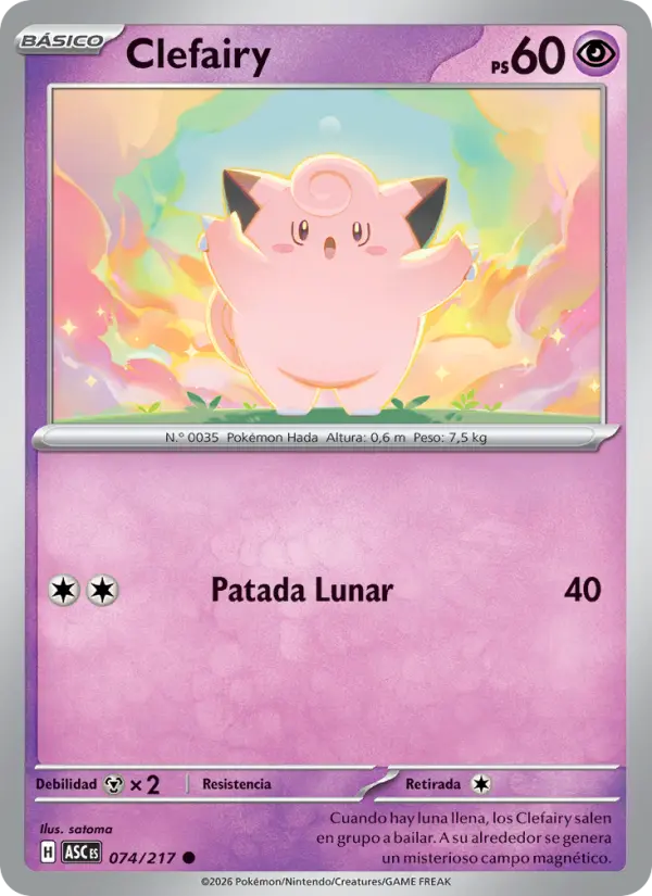 Clefairy, Héroes Ascendentes 074