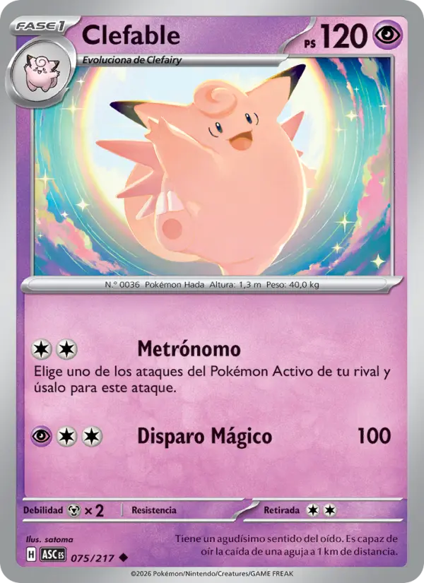 Clefable, Héroes Ascendentes 075