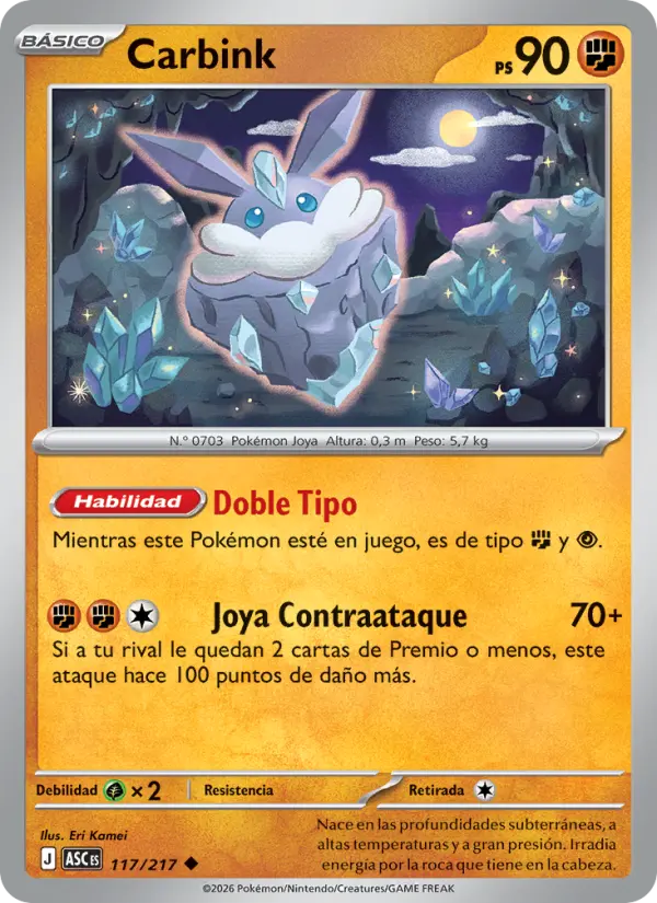 Carbink, Héroes Ascendentes 117