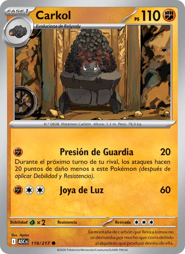 Carkol, Héroes Ascendentes 119