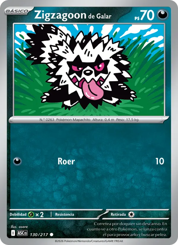 Zigzagoon de Galar, Héroes Ascendentes 130