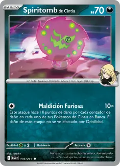 Spiritomb de Cintia, Héroes Ascendentes 133