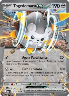 Togedemaru ex, Héroes Ascendentes 149