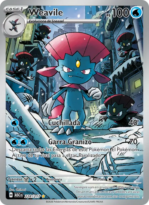 Weavile, Héroes Ascendentes 228