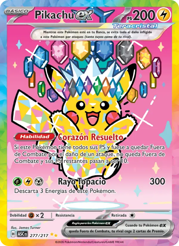 Pikachu ex, Héroes Ascendentes 277