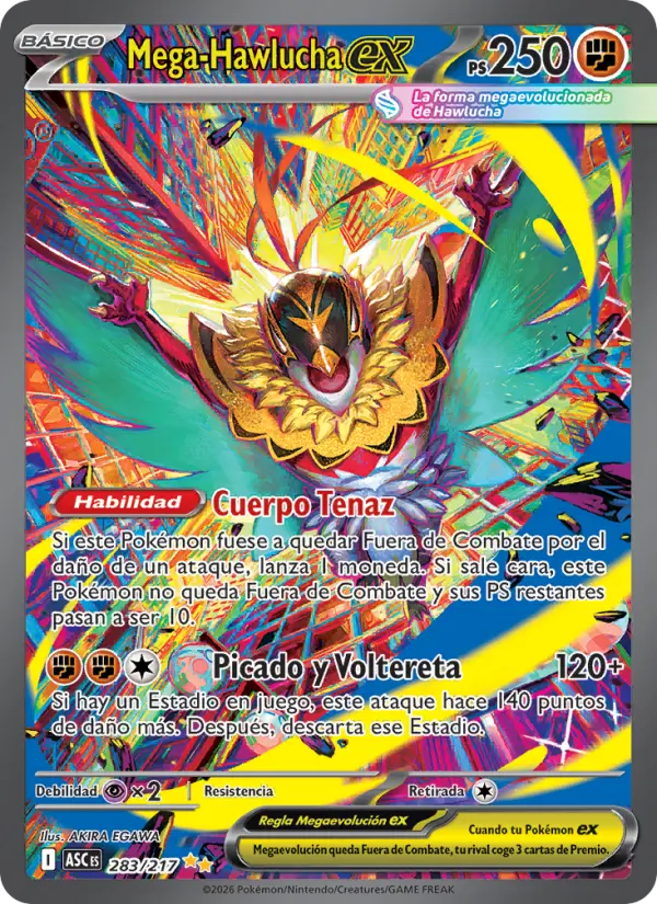 Mega-Hawlucha ex, Héroes Ascendentes 283