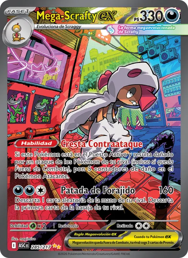 Mega-Scrafty ex, Héroes Ascendentes 285