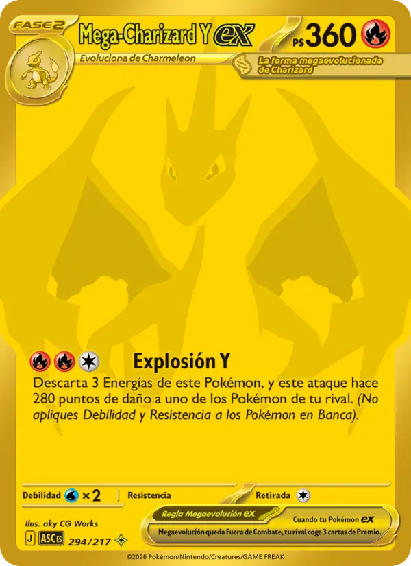 Mega-Charizard Y ex, Héroes Ascendentes 294
