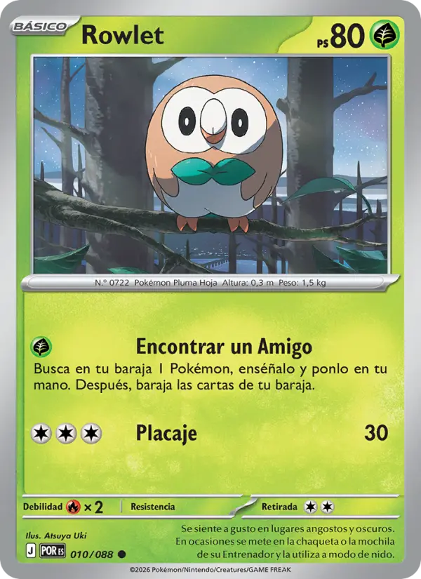 Rowlet, Equilibrio Perfecto 010