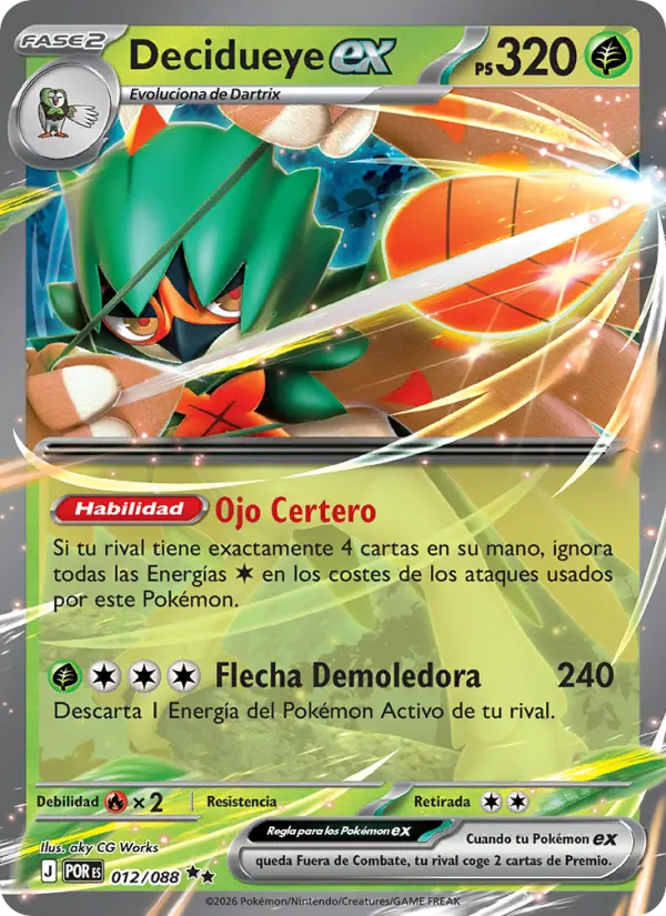 Decidueye ex, Equilibrio Perfecto 012