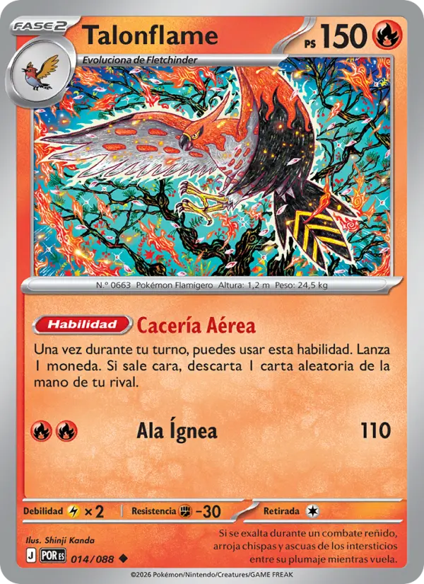 Talonflame, Equilibrio Perfecto 014