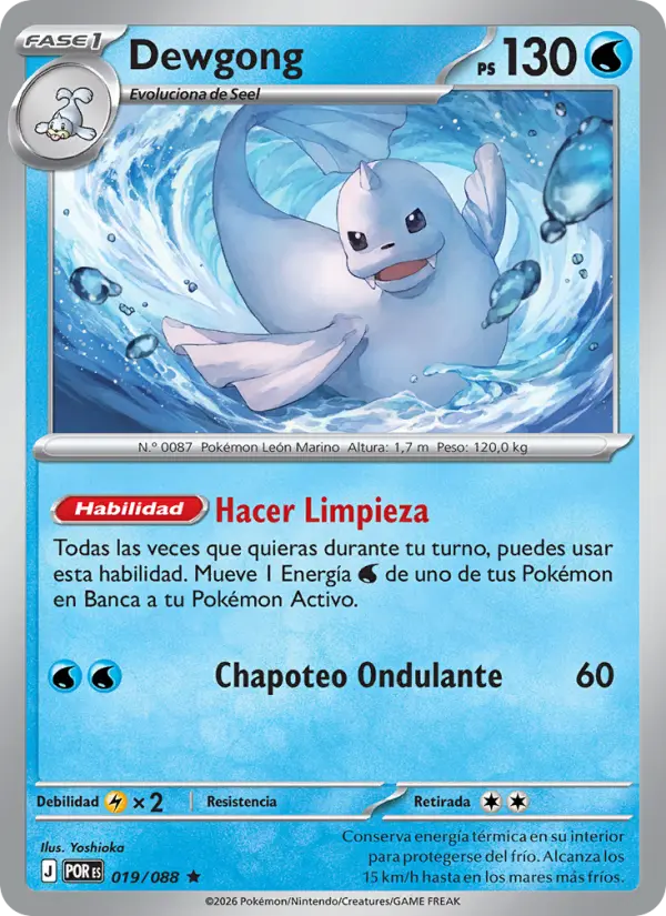 Dewgong, Equilibrio Perfecto 019