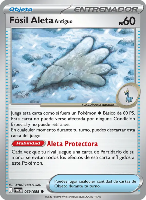 Fósil Aleta Antiguo, Equilibrio Perfecto 069
