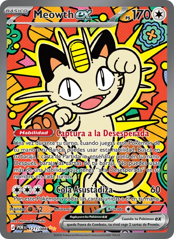 Meowth ex, Equilibrio Perfecto 121