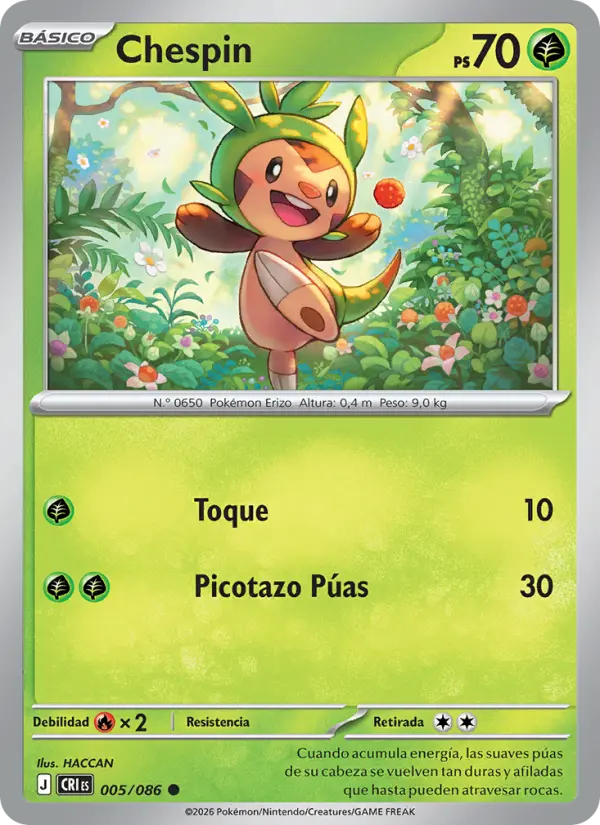 Chespin, Caos Creciente 005