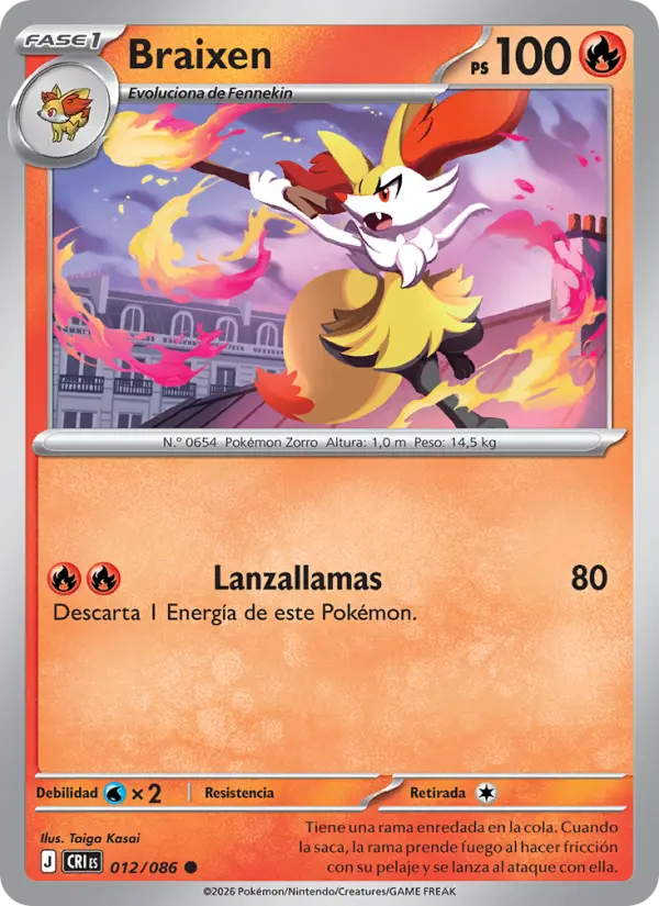Braixen, Caos Creciente 012