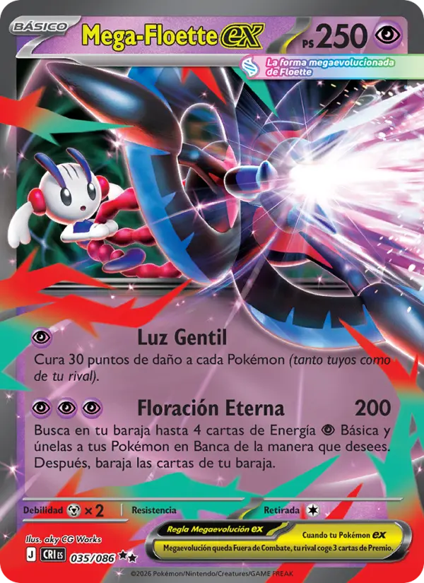 Mega-Floette ex, Caos Creciente 035
